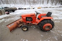 Case 444 Garden Tractor w/Snow Blade