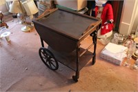 Cocktail Cart with Butler's Tray