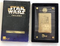 Star Wars Trilogy Limited 24k Gold Card