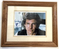 Framed Harrison Ford Star Wars Autographed