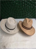 2 STRAW HATS ONE IS A BILTMORE