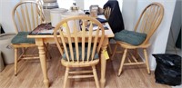 Pine Dining Table & Chairs