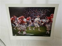 Signed Daniel Moore "The Comeback" AP Print