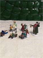 CHRISTMAS VILLAGE FIGURES BY DEPT 56