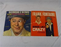 Autographed Frank Fontaine Record & Jackie Gleason