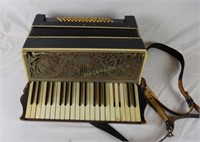 Vintage Accordion Musical Instrument