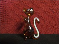 Brown Glass Squirrel 3"Tall