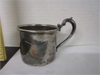 Silver plated child's cup