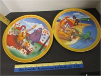 Vintage Ronald McDonald Plates; 1977
