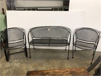 3 piece Wrought Iron Patio Seating