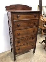 Antique Oak tall dresser