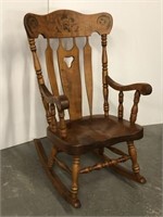 Bent Brother's Maple Rocking Chair