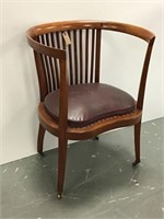 Antique Round Back Chair