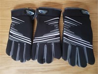 Lot of (3) pairs lined sport gloves
