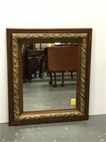 Antique Carved oak wall Mirror