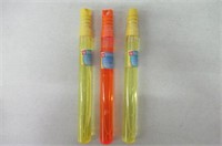 (3)Baton Bubbles Stick, 5Oz Each , 2 Orange Color