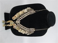 Beautiful Antique Ethnographic Silver Necklace