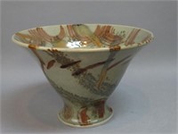 Beautiful Studio Pottery Footed Bowl
