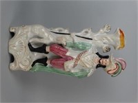 Large Staffordshire Figural Spill Vase