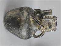Pre-Columbian Style Stirrup-Spout Figural Vessel