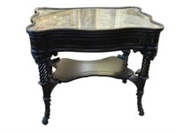 Elysee Writing Desk w/ Antique Smoky Glass Top