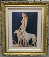 Alberto Vargas - Diana the Huntress Framed Print