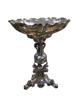 Silver Plated Dish on Footed Pedestal