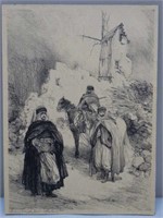 CHARLES HUARD - Hand Signed Etching
