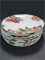 9 Doulton Everyday Vintage Grape china plates