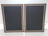 Pair of vintage tabletop speakers