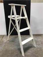 Small white painted ladder