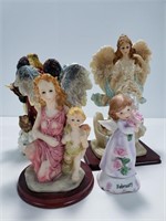 Poly resin angel figurines