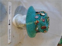 Fisherman Hat FULL of Collector Pins - Green