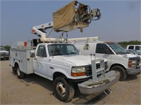1997 Ford Utility Boom Truck With Tool Boxes