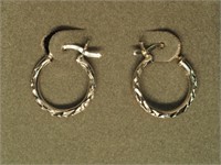 Sterling Silver Earrings (~weight 1g)