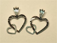 Sterling Silver Set Of Two Pendants