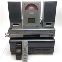 Samsung Dvd + Vcr With Remote