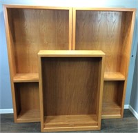 3 Wood Display Cases From Inwood Furniture