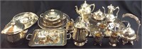 ASSORTMENT GORHAM SILVERPLATE AND STERLING LOT