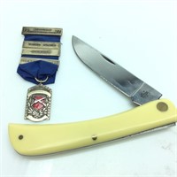 Case Xx Yellow Handle  #3138cv Pocket Knife