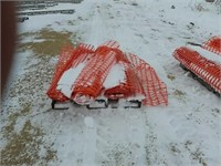 pallet of snow fence