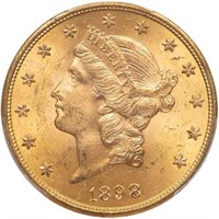 $20 1898-S PCGS MS64 CAC