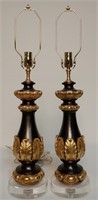 Charles X Style Gilt Bronze Garnitures as Lamps