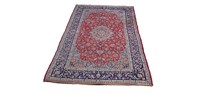 Hand Knotted Antique Persian Isphahan Rug