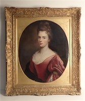 19th Century Framed Portrait of a Woman
