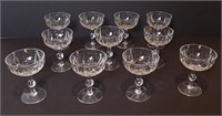 Royal Brierley Winchester Champagne Glasses, 11 pc