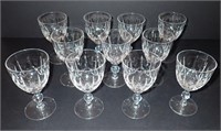 Royal Brierley Water Goblets, 11 pcs