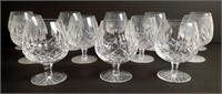 Set of 12 Waterford Lismore Brandy Glasses