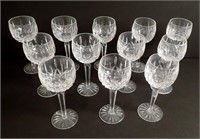 Waterford Lismore Hock Wine Glasses Set of 12