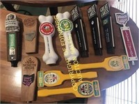 ASSORRTED OHIO BREWING COMPANIES TAP HANDLES